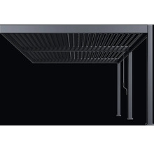 Hliníkový altán s lamelovou střechou