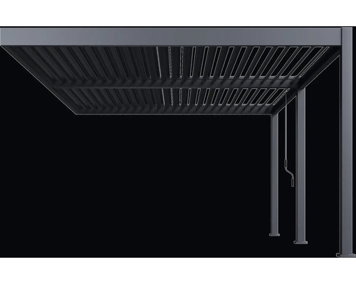 Hliníkový altán s lamelovou střechou