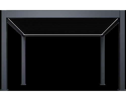 Pergola s lamelovou střechou