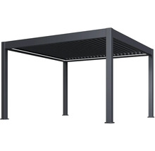 Volně stojící terasa se střechou s lamelami