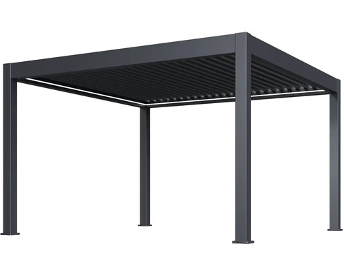 Volně stojící terasa se střechou s lamelami