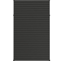 Zavřené rolety, pohled zepředu