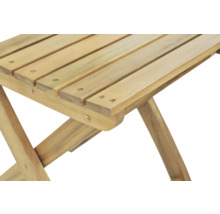 Skládací dřevěný stůl pro venkovní použití