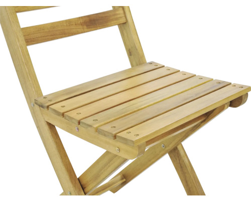 Skládací židle ze dřeva