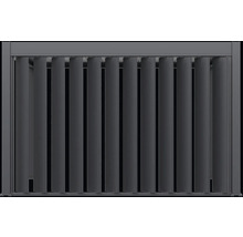 Lamelový plot z kovu do zahrady