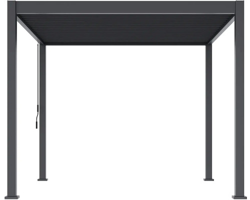 Volně stojící hliníková pergola s lamelovou střechou