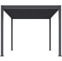 Pergola s lamelovou střechou pro zastřešení terasy