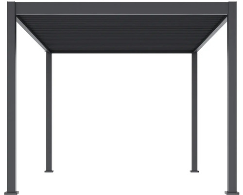 Pergola s lamelovou střechou pro zastřešení terasy