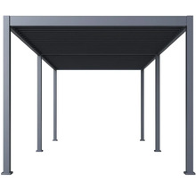 Hliníková pergola s lamelovou střechou pro venkovní použití
