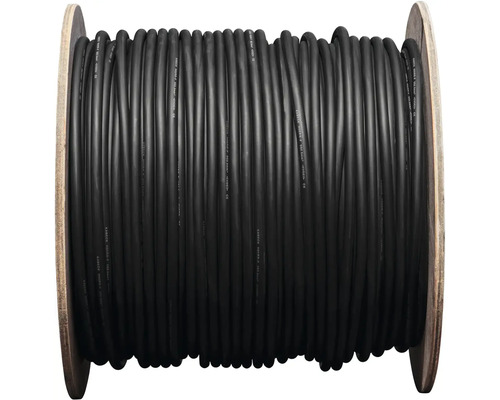 Kabelový buben s černým kabelem