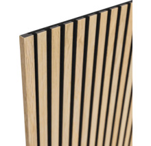 Akustický panel z dřevěných lamel pro obklady stěn a stropů