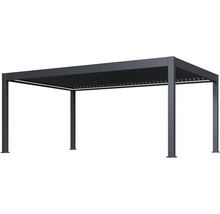 Volně stojící hliníková pergola s lamelovou střechou