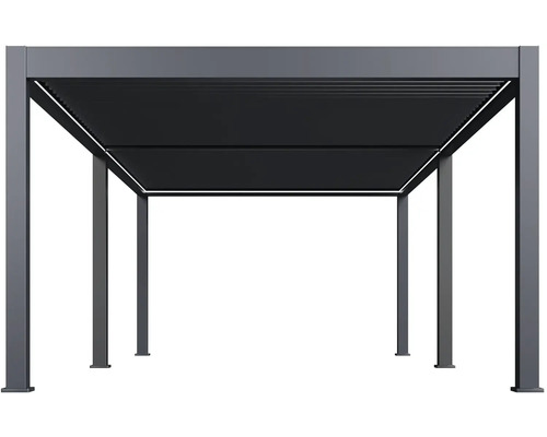 Volně stojící lamelová pergola pro zastřešení terasy