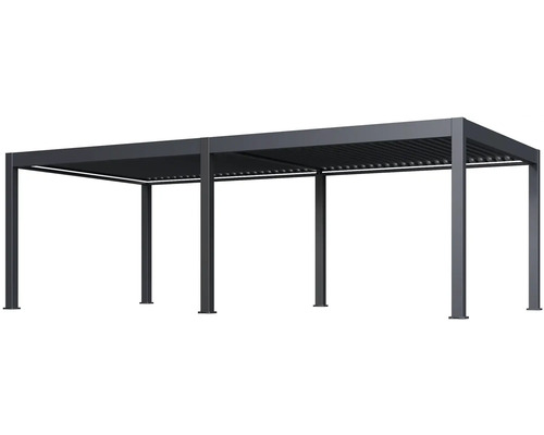 Pergola s lamelovou střechou pro venkovní použití