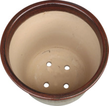 Keramický květináč s drenážními otvory