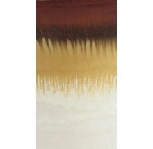 Detailní pohled na lazuru na dřevo s barevným přechodem