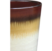 Detailní pohled na vícebarevný květináč