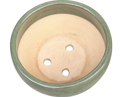 Keramická miska pod květináč s drenážními otvory