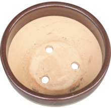 Kulatá terakotová miska na rostliny s drenážními otvory