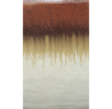 Detailní pohled na keramický povrch s barevným přechodem