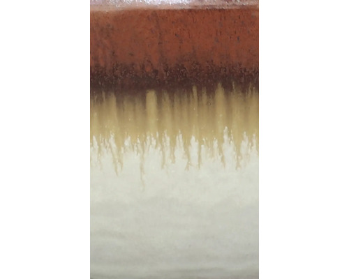 Detailní pohled na keramický povrch s barevným přechodem