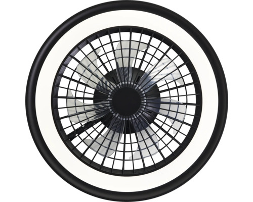 Stropní ventilátor s osvětlením a ochrannou mřížkou