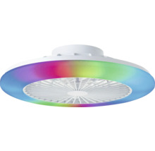 Stropní ventilátor s vícebarevným osvětlením