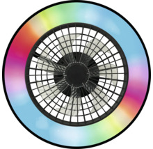 Ventilátor s LED osvětlením