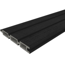 Tmavý fasádní profil z plastu