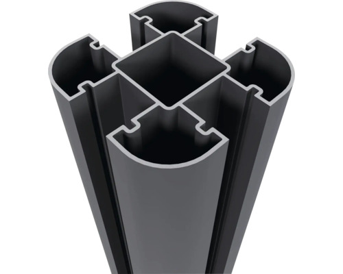 Hliníkový profil v průřezu