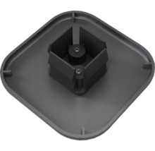 Šedá montážní deska se šrouby