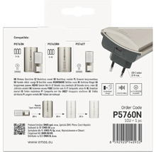 Balení bezdrátového zvonku EMOS P5760N s technickými detaily a informacemi o kompatibilitě.