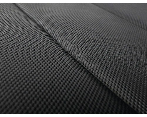 Detailní záběr černé síťované tkaniny