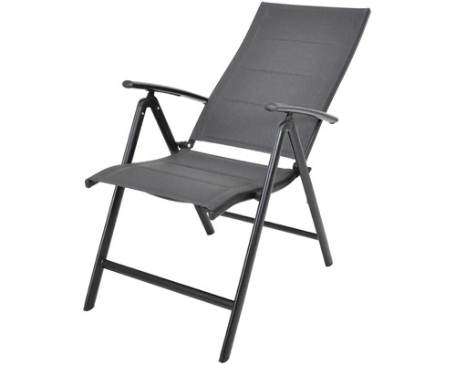 Zahradní lehátko s područkami a nastavitelným opěradlem