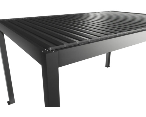 Detail lamelové střechy