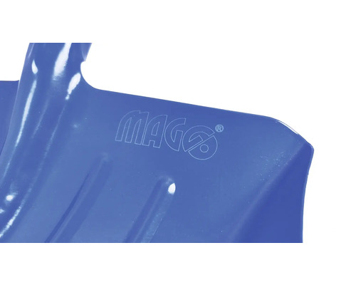 Logo MAGG na sněhové lopatě