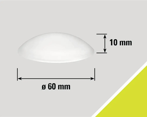 Produktový nákres o průměru 60 mm a výšce 10 mm