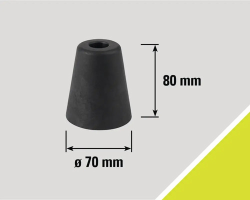 Ochranná krytka, průměr 70 mm, výška 80 mm