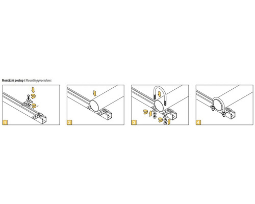 Návod k montáži ve čtyřech krocích