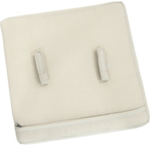 Čtvercový sedák se dvěma upevňovacími popruhy