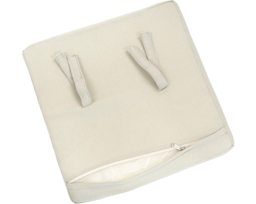 Čtvercový sedák se zipem a upevňovacími pásky