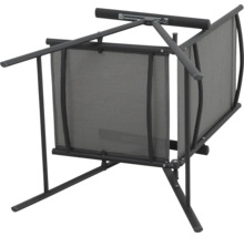 Složené zahradní křeslo se síťovinou