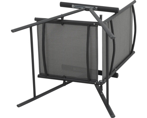 Složené zahradní křeslo se síťovinou