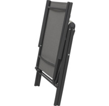 Skládací zahradní židle s textilním potahem