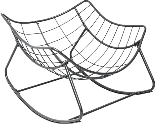 Kovové houpací křeslo