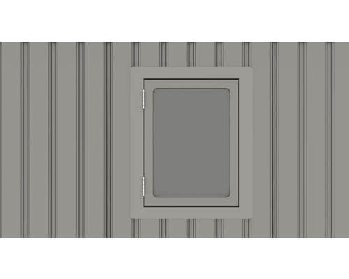 Okno v zahradní chatce