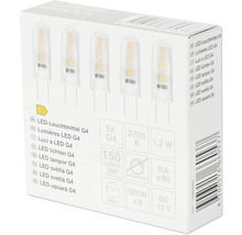Balení LED světel G4, 5 kusů