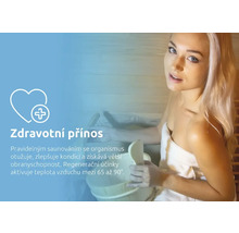 Symbol zdravotních výhod saunování