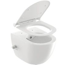 Závěsný bidet s otevřeným víkem do koupelny