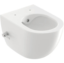 Závěsný bidet ze sanitární keramiky s armaturou